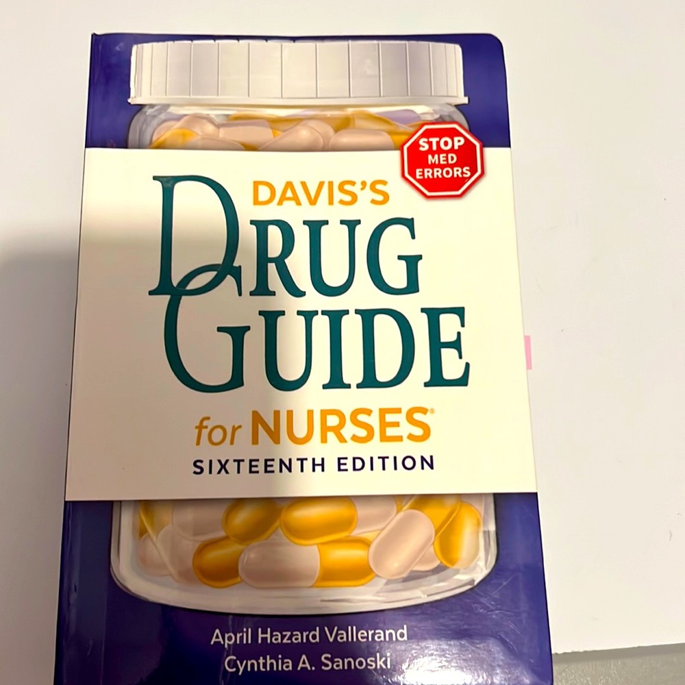 Nursing School Drug book
